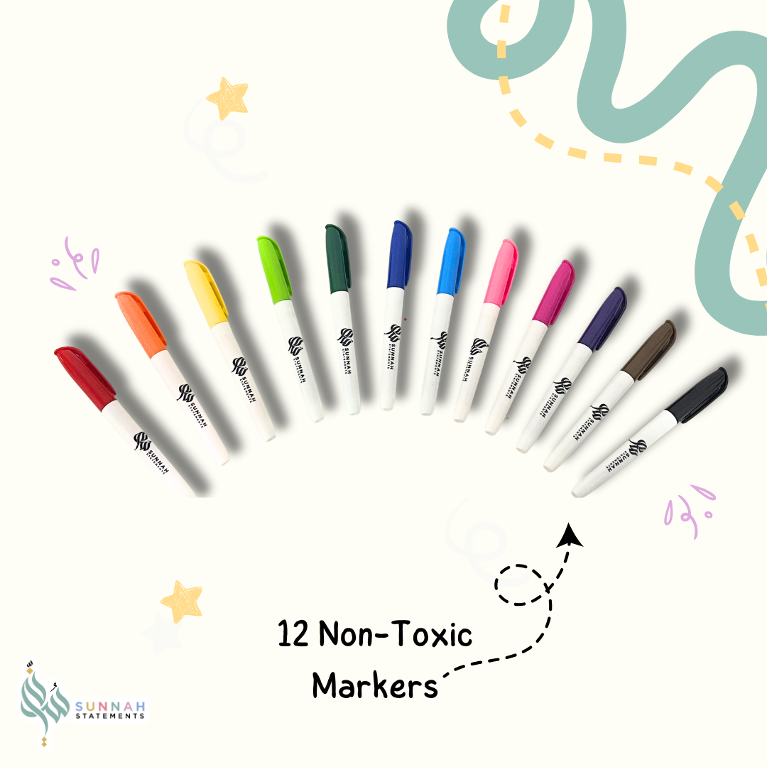 12 Pack Non-Toxic Dry Erase Markers